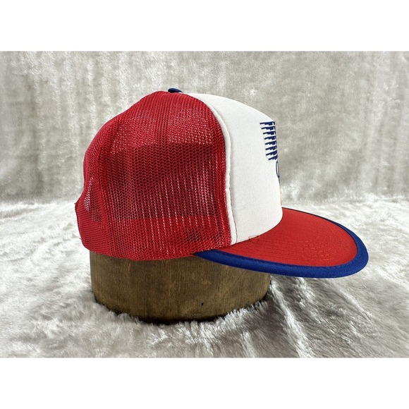 Vtg 1984 USA Olympic McDonalds Rare Issue Employee Mesh Trucker Snapback Cap - Picture 3 of 16